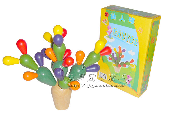 Toy group buying store Preschool core Recommend baby Early education Puzzle Wooden toys Cactus Assembling toysin the Toy/Childs/Puzzle/Building block/Model , Beads/Jigsaw/Pair/Disassembly/Beat Toy , Infant beaded/Around the bead category - from Buy2taobao.com to provide professional Taobao agent buy service