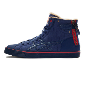  ASICS 中帮带毛 休闲鞋保暖板鞋 DOUBLE CLUTCH 男女款 H21ZJ