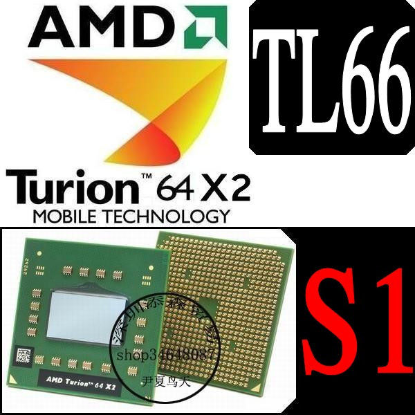 AMD Turion 64 X2 TMDTL66HAX5DC 5DM TL66 638 针 笔记本 S1
