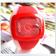 Korean electronics watch watch watch spinning multi-color jelly
