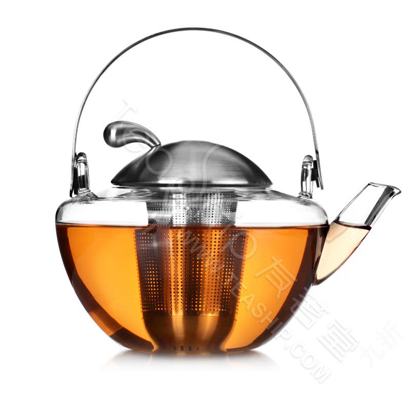 友茗堂 vatiri 不锈钢 内胆 玻璃茶具 花草茶具 花茶壶 BL0184