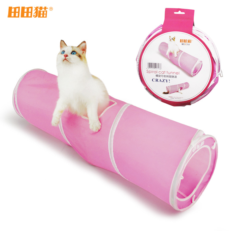 【夏季清凉款】田田猫粉色螺旋猫帐篷/猫玩具/猫隧道/猫用品在类目 宠物/宠物食品及用品, 猫/狗玩具, 其它玩具中 - 来自Buy2taobao.com提供专业的淘宝代购服务