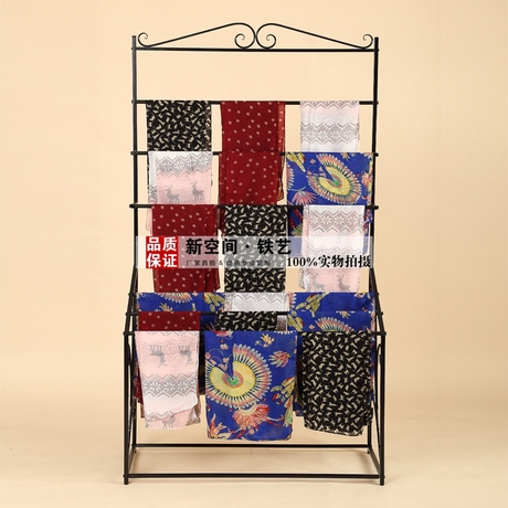 能陈列架 围巾货架 丝巾展示架 服装店 牛仔裤架