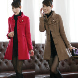 大码品牌女装2012秋冬新款韩版 羊毛呢<em>外套</em>短