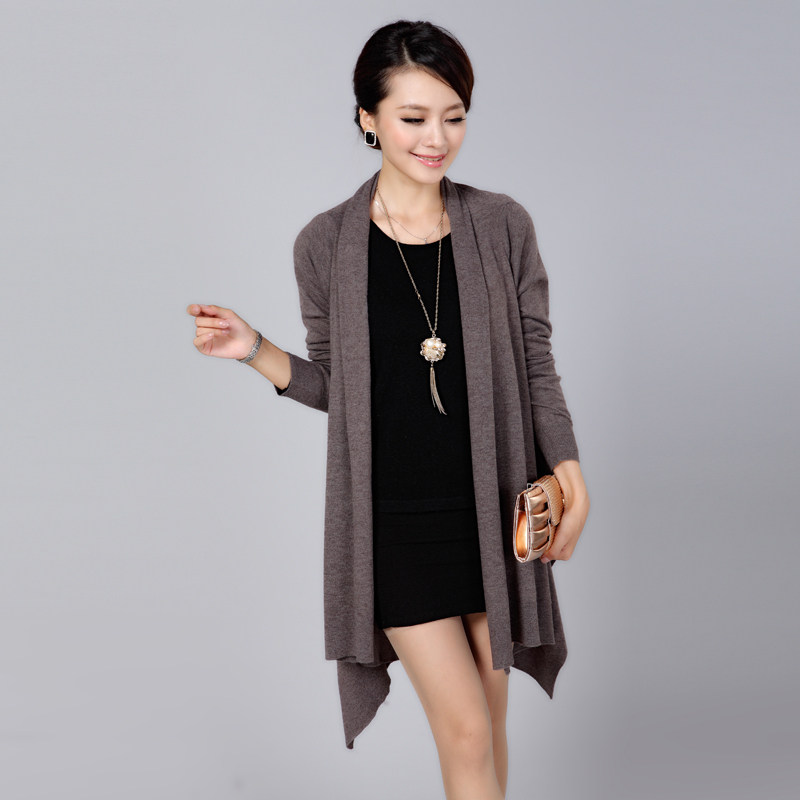 【多图】女士<em>开衫</em>中长款<em>羊毛衫</em> - 女士<em>开衫</em>中长