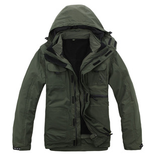  AFS JEEP/战地吉普棉衣男士户外防水防风防雪冲锋衣两穿棉服