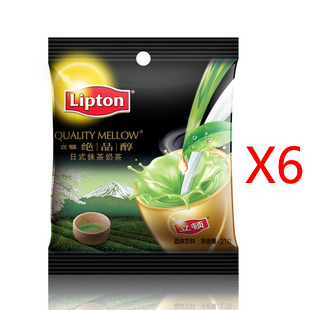  立顿奶茶 正品 立顿 绝品醇奶茶日式抹茶6袋装