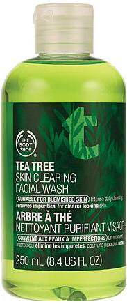 the body shop 茶树<span class=H>洁面</span>胶洗面奶   250ML
