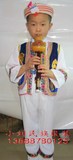 云南少数民族白族服装/葫芦丝演奏舞台表演服/小男童装舞蹈演出服