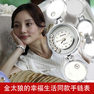  大促包邮 正品KIMIO手表 女表韩版时尚学生手表 陶瓷手链表水钻表
