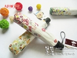 太阳城洋伞 正品  超轻超细防紫外线 三折叠伞 黑胶铅笔伞遮阳伞