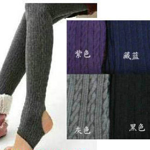 2011韩版孕妇装秋装孕妇针织棉麻花踩脚裤袜腰可以调节孕妇冬装