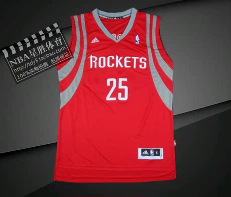 正品阿迪达斯 NBA球衣 火箭队25号帕森斯高富