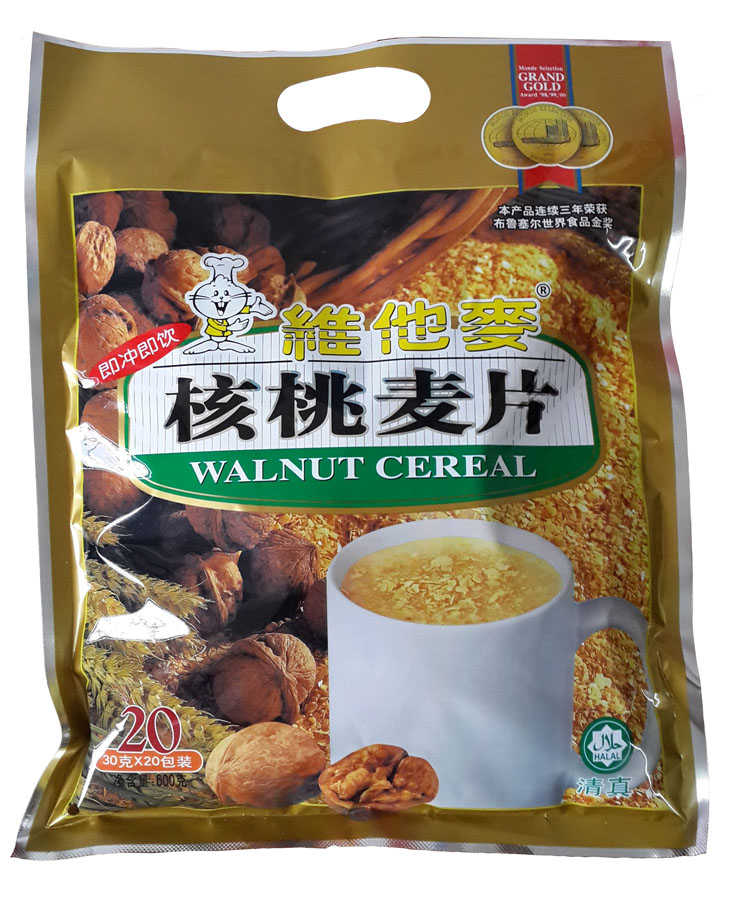 Whole family breakfast Supper drink Singapore Weetabix 600g Walnut Oatmeal precooked and ready to be eaten breakfastin the Coffee/Oatmeal/Chongyin , Lotus root starch/Oatmeal/Drink mixes , Brewed oatmeal category - from Buy2taobao.com to provide professional Taobao agent buy service