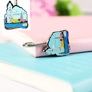  脸谱书签 东方明珠 上海风光/传统特色/外事礼品/礼盒装