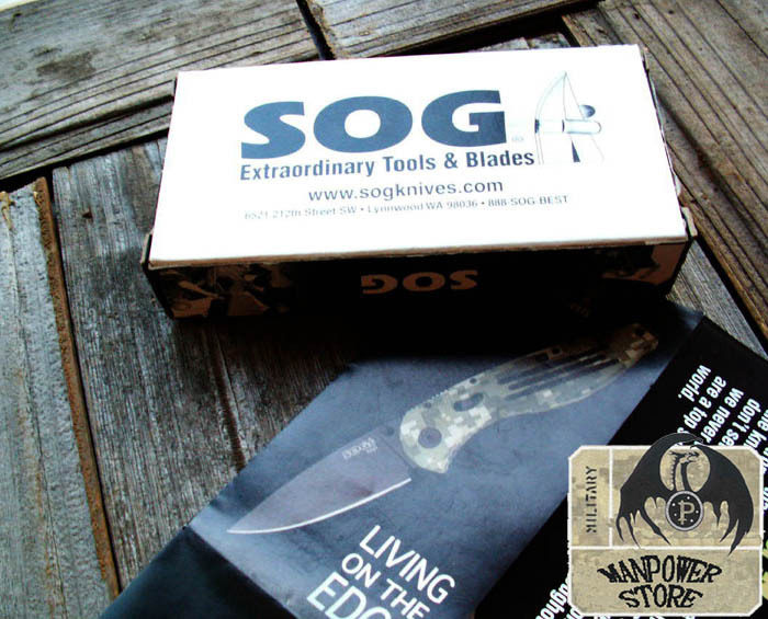 高档正品 SOG 索格 哨格 BBA-99  绅士口袋小折包装盒