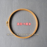 18CM高档实木绣绷 苏绣绷子 绣花绷  苏绣工具 刺绣工具