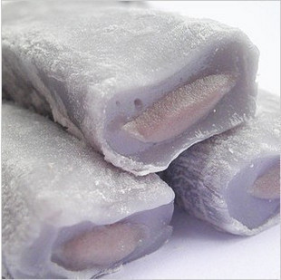  台湾特产*雪之恋纯手工手造麻薯/糬 香芋味180克.糕点零食附卫检