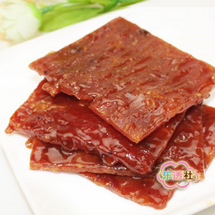  乐透社 澳门特产零食手信小吃 香记蜜汁猪肉脯 250g 猪肉干