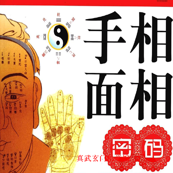 手相面相密码 婚姻事业健康财运招财读心术 柳庄相法相术手相书