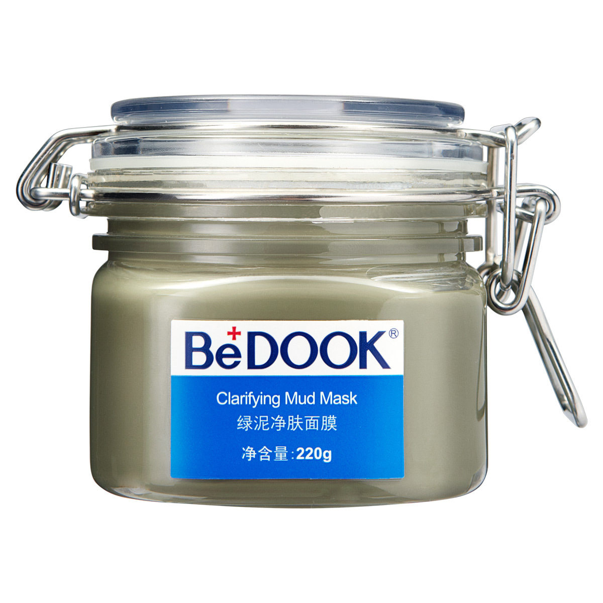 正品bedook绿泥净肤面膜 控油去黑头 收毛孔清爽矿物泥浆面膜