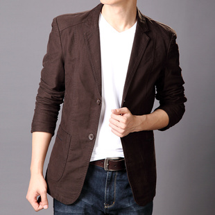  春装新品 两粒扣修身休闲西装 西服 简洁大气 男外套 1266