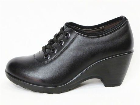 邦伦2013冬季新款单鞋正品真皮鞋中老年女士