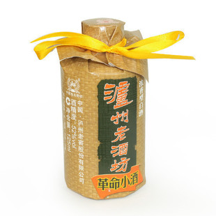 FF424※ 泸州老酒坊 革命小酒 浓香白酒 52%VOL 小酒版