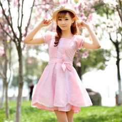 2014夏装阿依莲正品短袖<em>修身</em>韩版小清新<em>少女</em>
