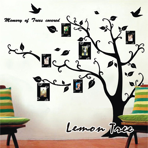 【时尚】客厅 <em>照片树 墙贴</em>纸推荐|壁纸_桂桂_新