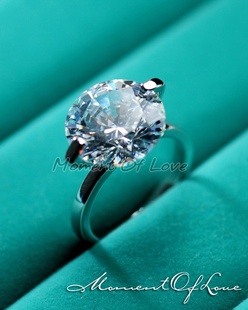  沙漠之星 仿真钻石巨型钻克拉戒指戒子钻戒r110