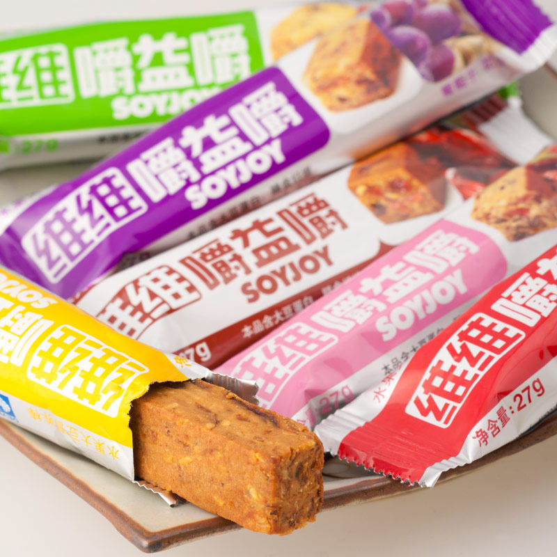 维维嚼益嚼大豆营养棒代餐棒 饱腹饼干代餐食品 正品特价6味12支