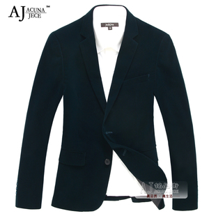  AJ◆春款新品 男士西服 高档丝绒面料 时尚休闲小西装男 外套