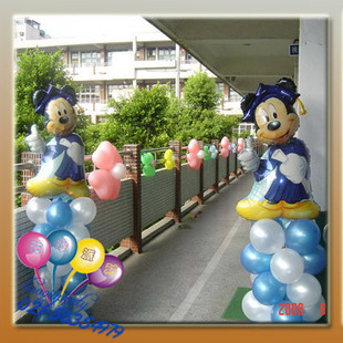 毕业典礼气球装饰*气球博士帽装饰*学校六一装