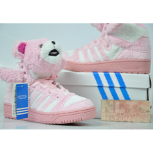 ��Ů��adidas��Ҷ��obyo jeremy Scott JS BEAR �ۺ�̩��С��