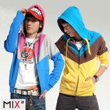 MIX2 2011秋装新款男装 韩版连帽纯棉卫衣男士休闲薄外套L93W02D1