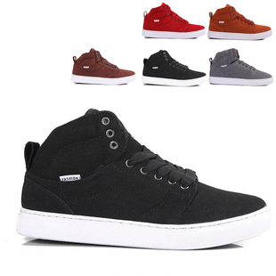  英伦新款热卖潮男鞋子 磨砂皮高帮鞋 男式靴子牛仔靴子马丁靴