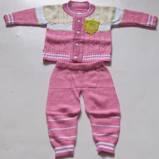 新款康佳宝儿童纯棉开扣<em>毛衣套装</em>、<em>婴儿纯棉线</em>