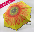2012安娜淑银胶铅笔伞三折伞太阳花荷叶边防紫外线伞向日葵公主伞