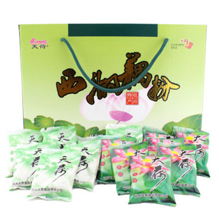  杭州特产 天荷牌 桂花莲子+中老年加钙组合西湖藕粉礼盒490g