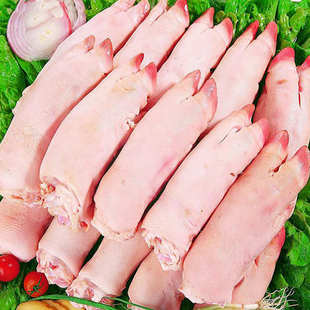  香猪猪爪带筋1只约500g 新鲜猪肉富含胶原蛋白 今日秒杀菜市场
