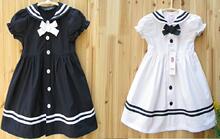 亏本清仓！特价H&M 纯棉布海军裙 连衣裙 1-6岁