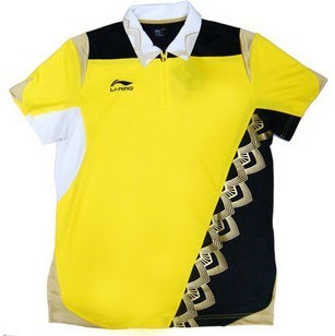 正品李宁男子 国家队 莫斯科世乒赛 比赛服 体恤