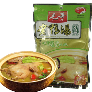  重庆毛哥酸萝卜老鸭汤炖料350g 酸萝卜炖料火锅料 美食 调料可一