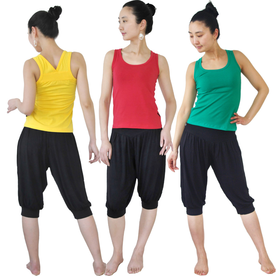Love clothes rain V-neck vest Bamboo fiber full marks Knickers Yoga clothes suit Special Offer VLZQTin the Sports/Yoga/Fitness/Fans supplies , Yoga , Yoga clothes category - from Buy2taobao.com to provide professional Taobao agent buy service