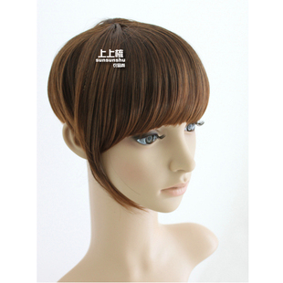 Combs temples wig wigs Qi Liuhai belt take  lead in  top flat fringe fringe