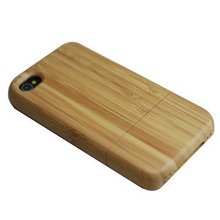 美杜莎 BAMBOO CASE iPhone4 4S手机套保护套 实木竹子 竹制外壳
