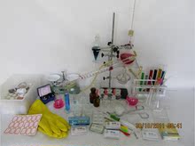 化学实验箱 标准大尺寸 含111件实验仪器 110种试剂 包邮 专业