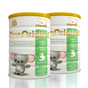  【官方授权】咔哇熊奶粉(Cowala)进口原装三段1-3岁900g*2罐