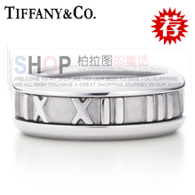 Tiffany plata de ley 925 anillo de la joyería de ala ancha romana cajas de regalo